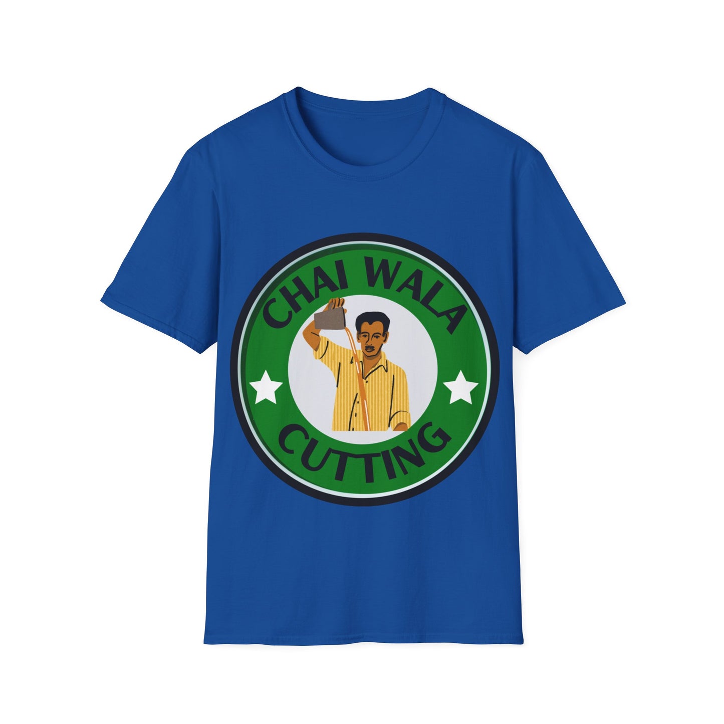 Chai Wala Cutting Chai T-Shirt – Unisex Tee Celebrating Indian Tea Culture