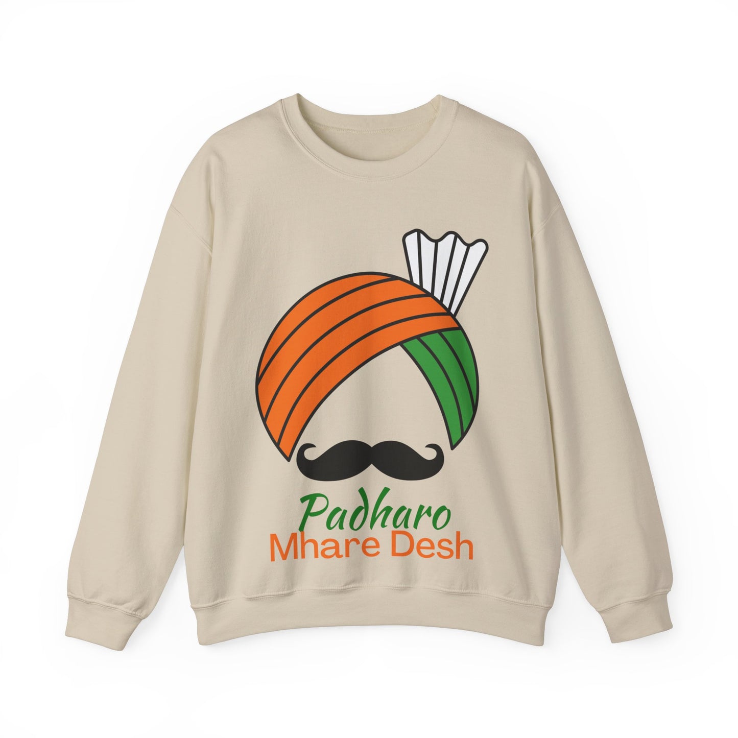 Padharo Mhare Desh Sweatshirt - Unisex Sweatshirt Celebrating Rajasthani Culture