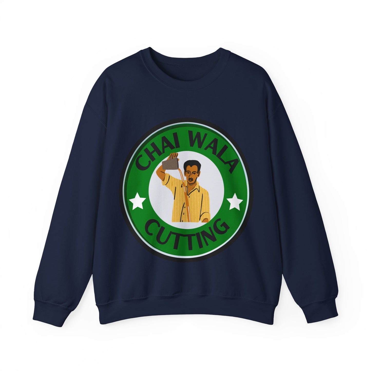 Chai Wala Cutting Chai Sweatshirt – Unisex Sweatshirt Celebrating Indian Tea Culture