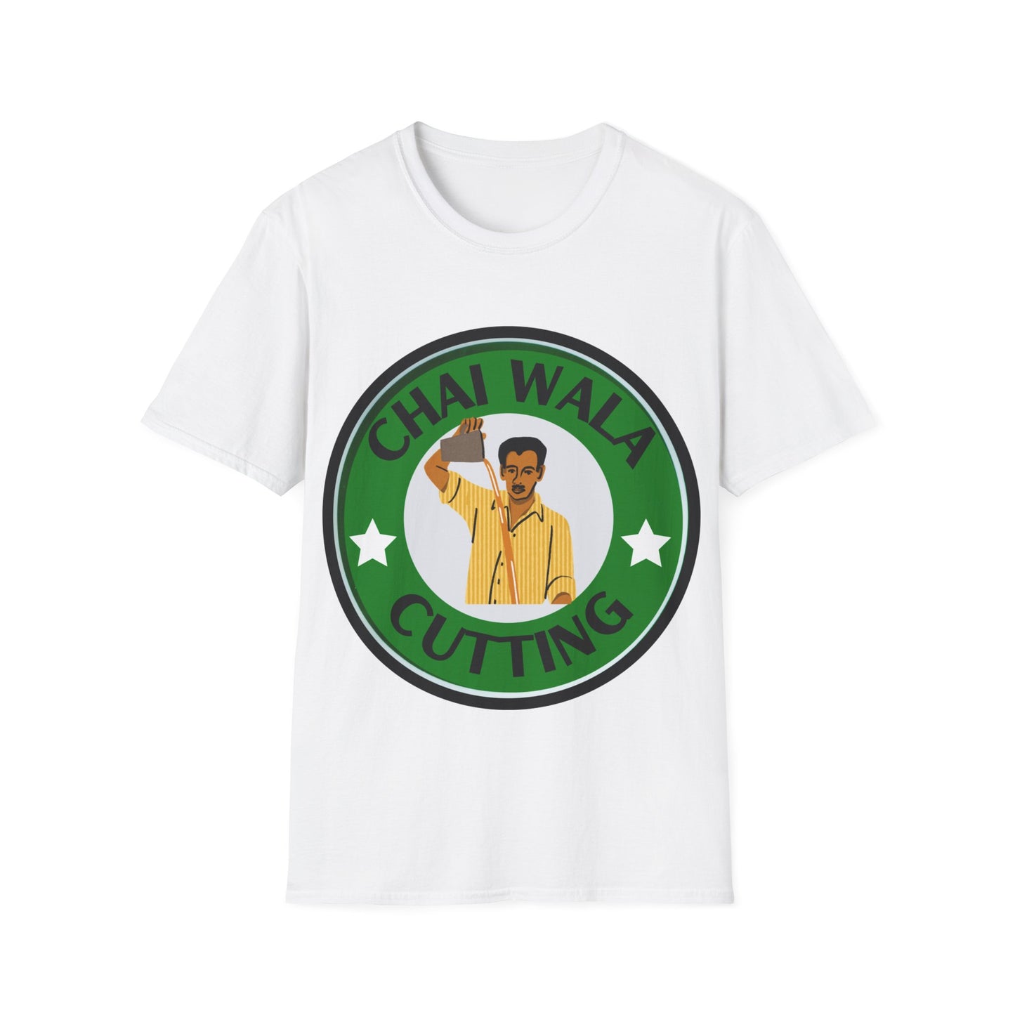 Chai Wala Cutting Chai T-Shirt – Unisex Tee Celebrating Indian Tea Culture