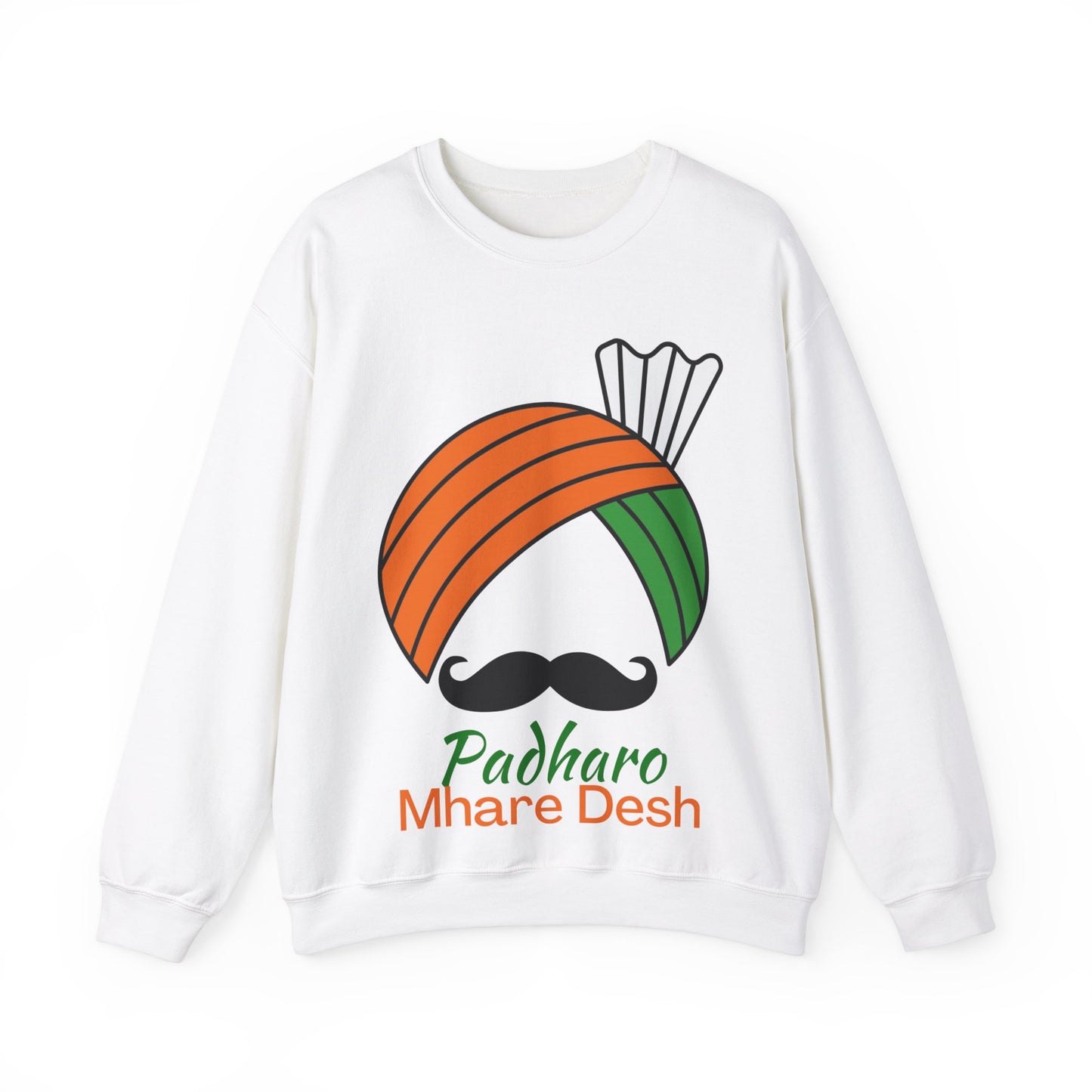 Padharo Mhare Desh Sweatshirt - Unisex Sweatshirt Celebrating Rajasthani Culture