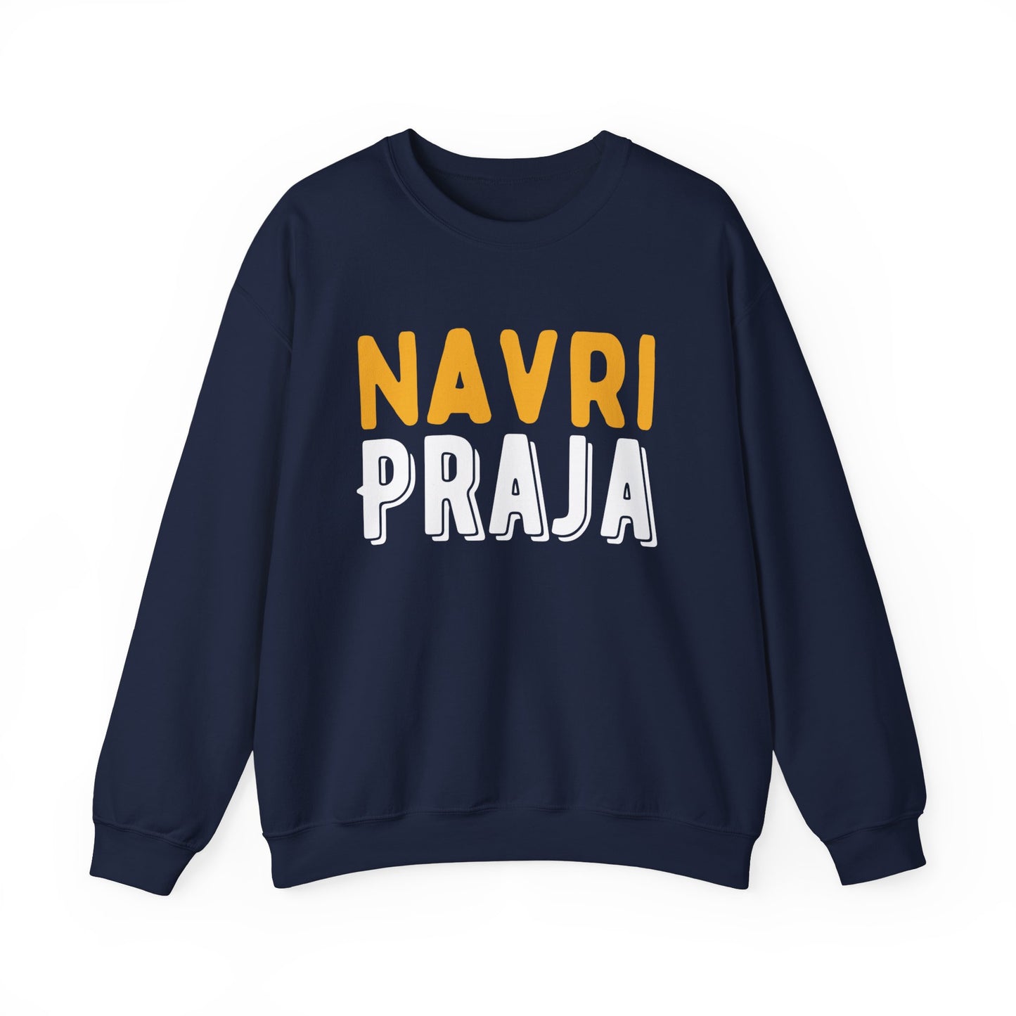 Navri Praja Sweatshirt – Unisex Sweatshirt with Marathi and Gujarati Twist