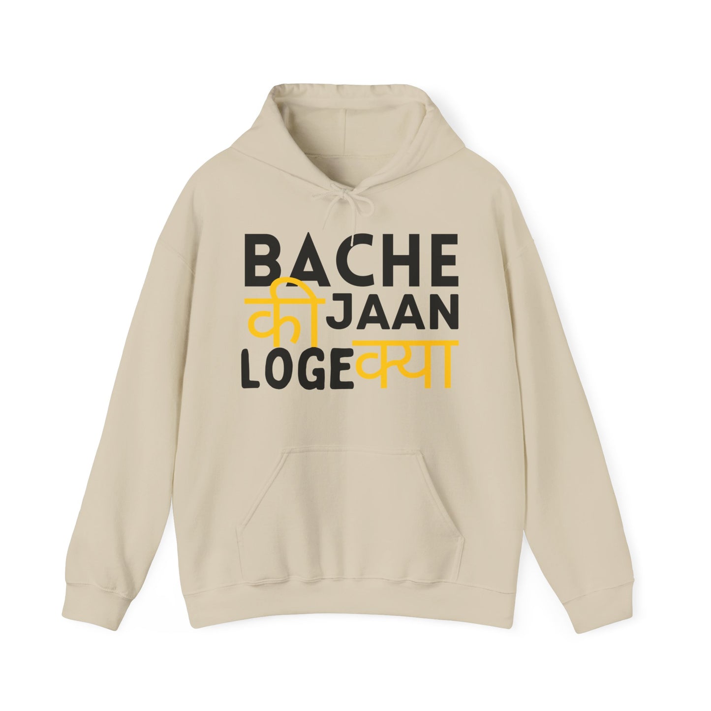 Bache Ki Jaan Loge Kya Hoodie – Unisex Sweatshirt for Fun and Humour