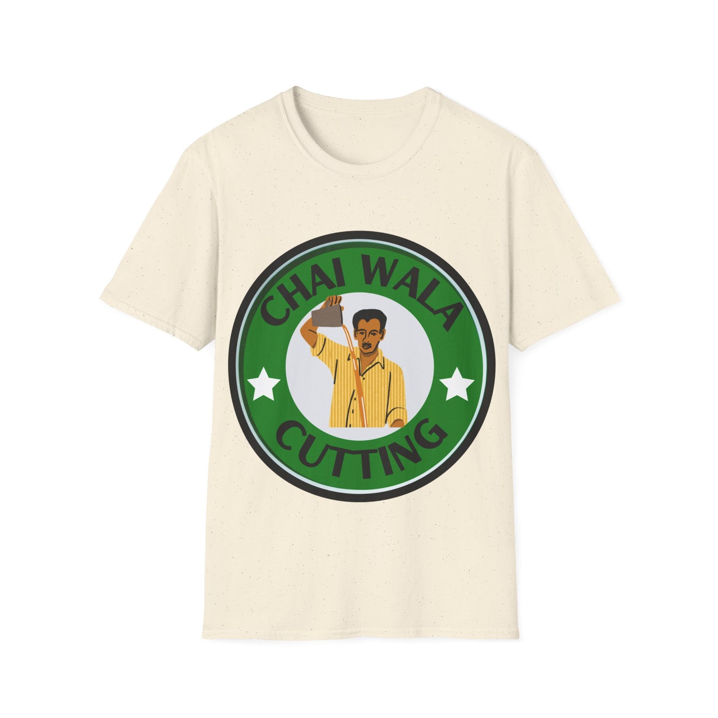 Chai Wala Cutting Chai T-Shirt – Unisex Tee Celebrating Indian Tea Culture