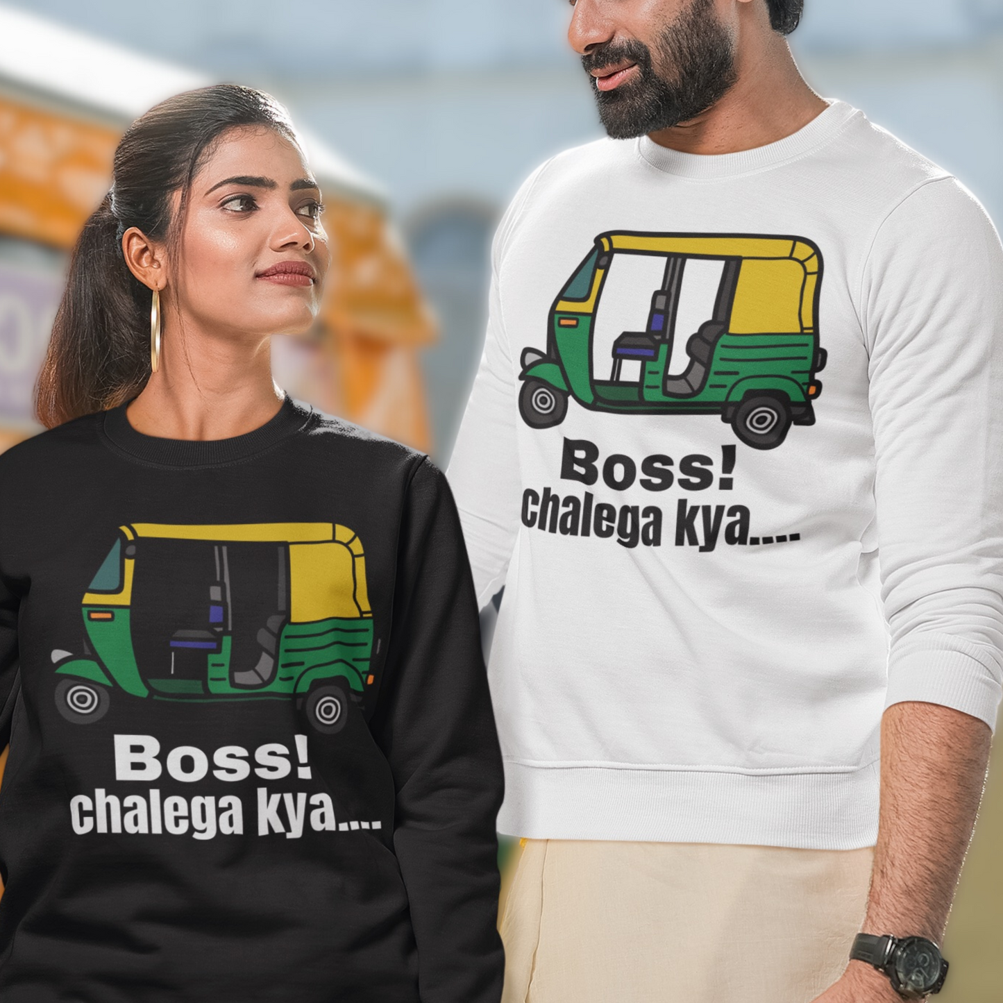 Boss Chalega Kay Sweatshirt – Unisex Sweatshirt Celebrating Mumbaiya Slang