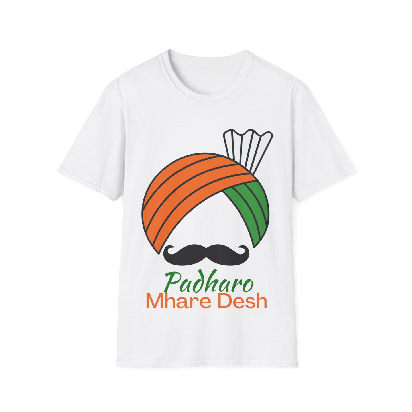 Padharo Mhare Desh T-Shirt - Unisex Tee Celebrating Rajasthani Culture