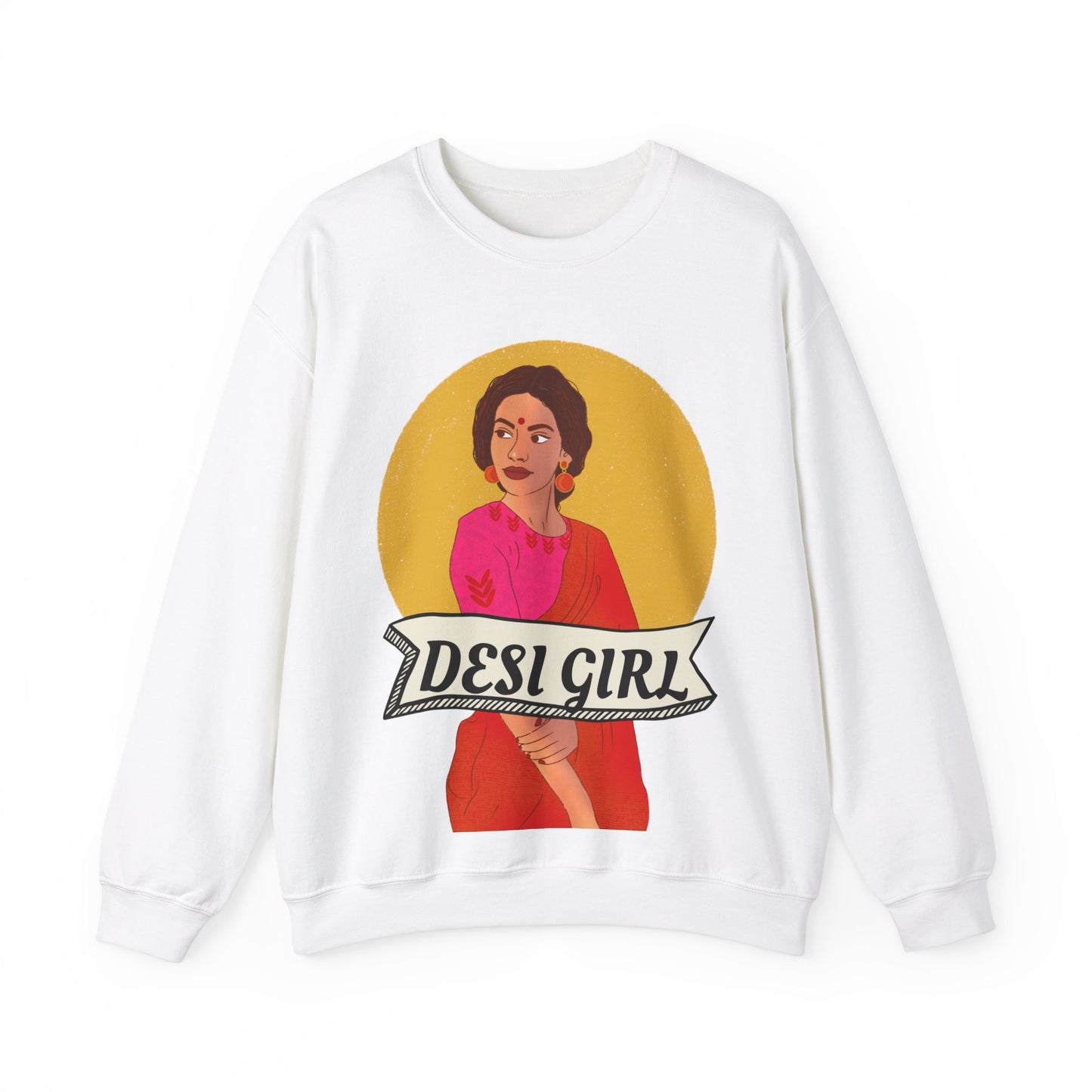 Desi Girl Sweatshirt – Unisex Sweatshirt Celebrating Indian Culture