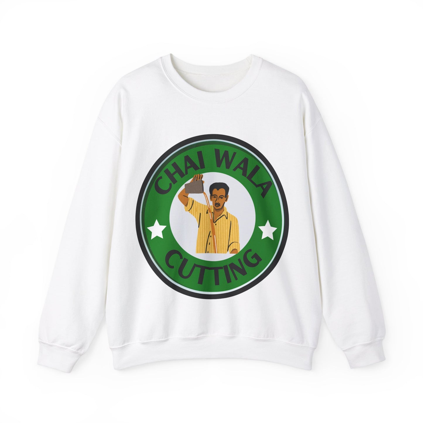 Chai Wala Cutting Chai Sweatshirt – Unisex Sweatshirt Celebrating Indian Tea Culture