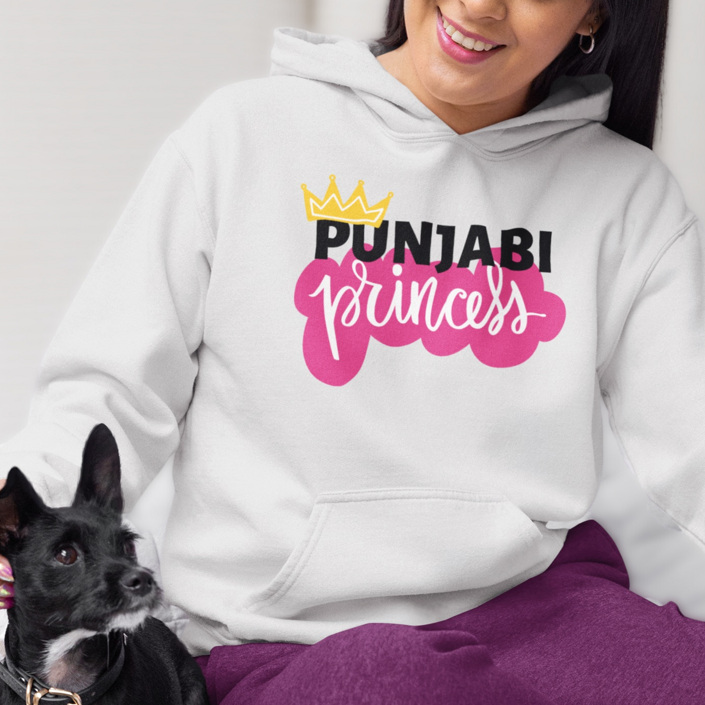 Punjabi Princess Hoodie - Unisex Hoodie for Bold and Stylish Women