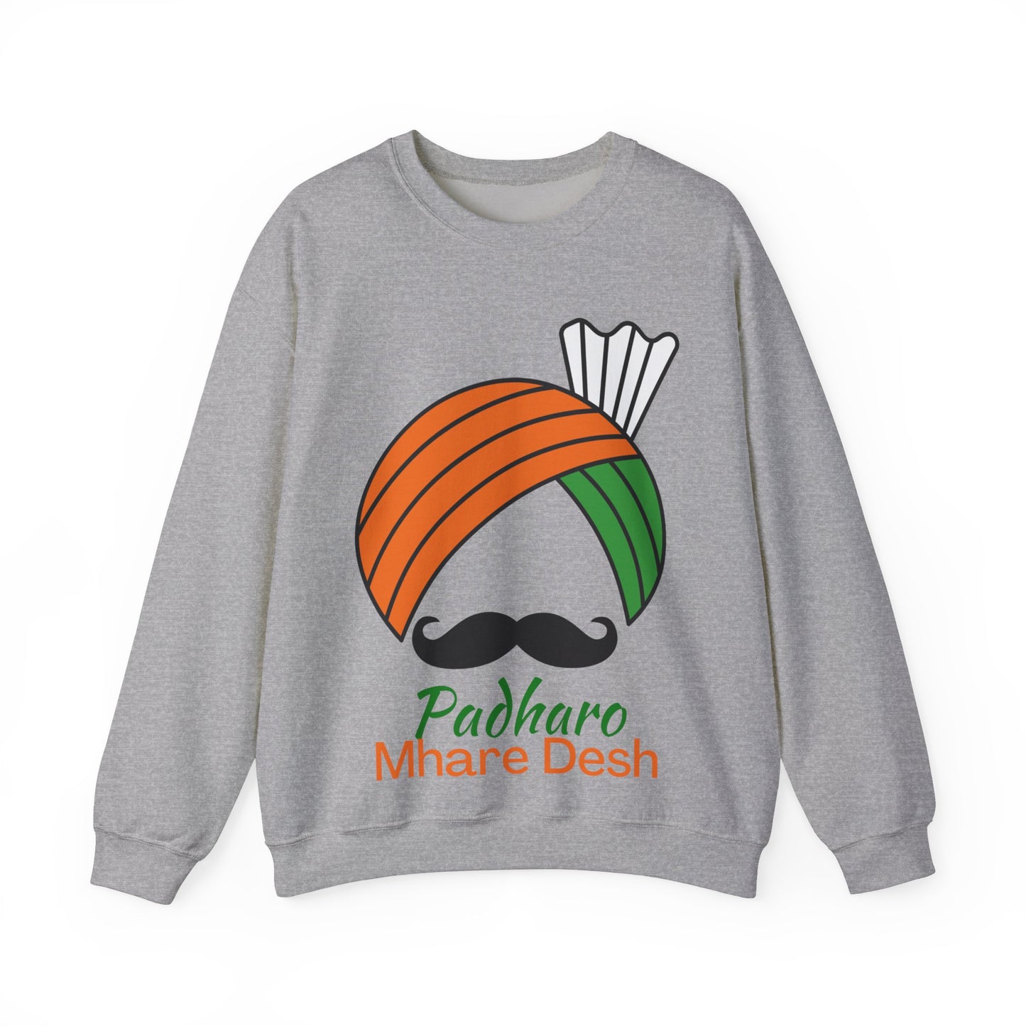 Padharo Mhare Desh Sweatshirt - Unisex Sweatshirt Celebrating Rajasthani Culture