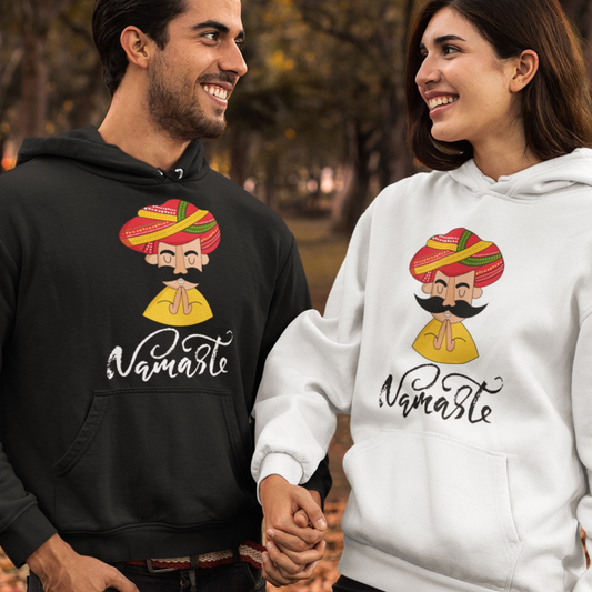 Namaste Hoodie – Unisex Cozy Sweatshirt with a Cultural Touch