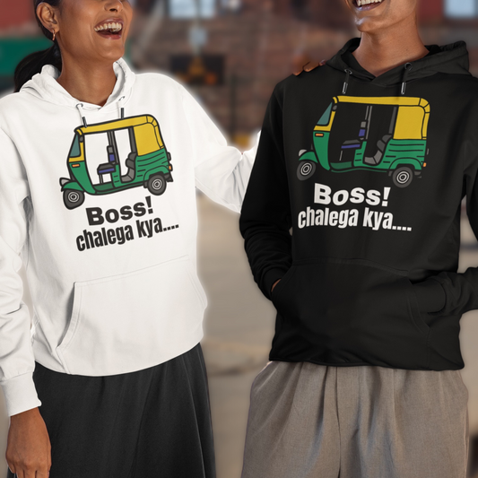 Boss Chalega Kay Hoodie – Unisex Sweatshirt Celebrating Mumbaiya Slang