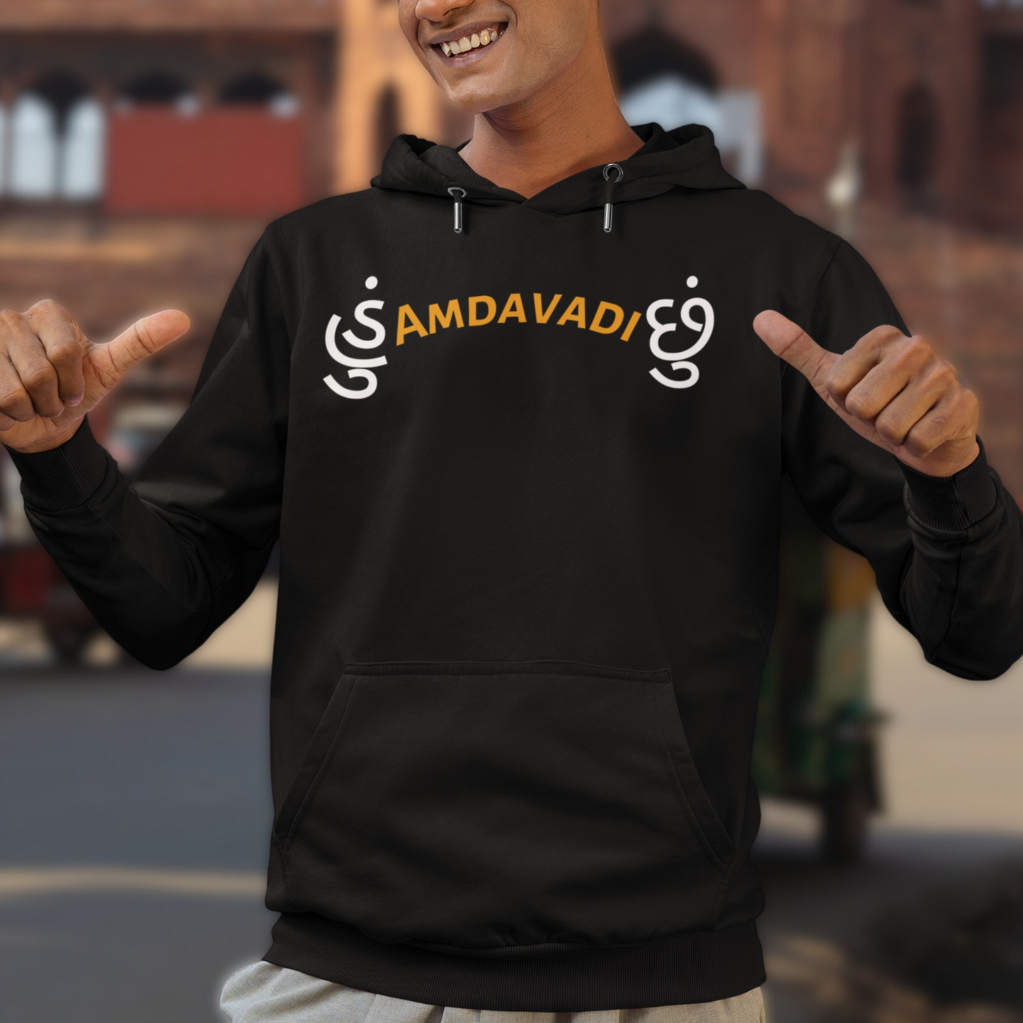 Amdavadi Hoodie – Unisex Sweatshirt Celebrating Ahmedabad's Spirit