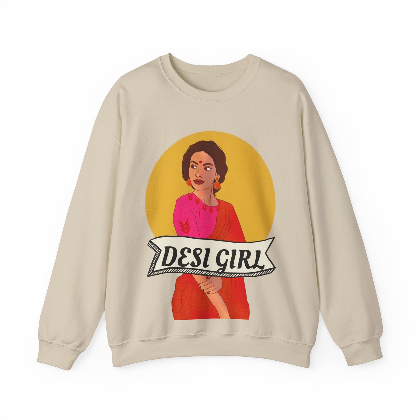 Desi Girl Sweatshirt – Unisex Sweatshirt Celebrating Indian Culture