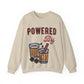 Powered by Chai Sweatshirt - Unisex Cozy Sweatshirt for Indian Tea Lovers