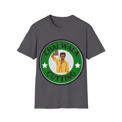 Chai Wala Cutting Chai T-Shirt – Unisex Tee Celebrating Indian Tea Culture